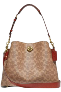 Buy Coach Willow Shoulder Bag - Signature Brown Canvas in Pakistan