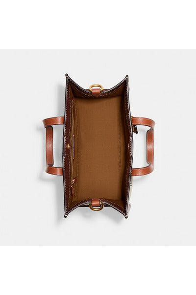 Buy Coach Field Tote 30 with Coach Badge - Dark Natural Multi in Pakistan
