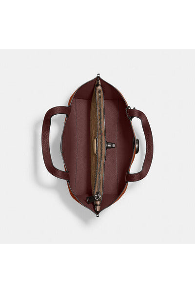 Buy Coach Willow Tote 24 - Saddle Multi in Pakistan