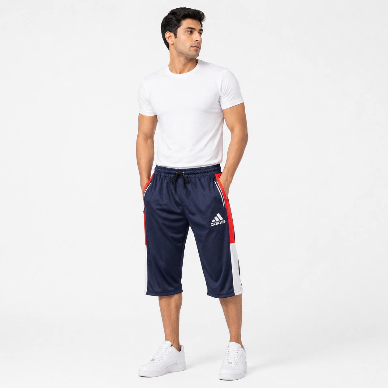Men's Premium Athletic Sports Shorts – Navy Blue Gym & Casual Shorts
