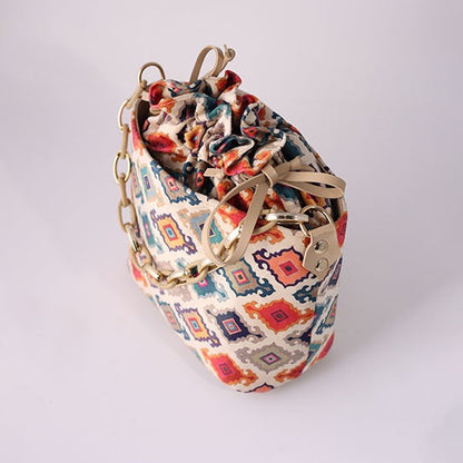Buy Cosmart Chelsea Potli Bag - White Multicolor in Pakistan