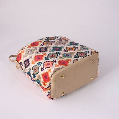 Buy Cosmart Chelsea Potli Bag - White Multicolor in Pakistan