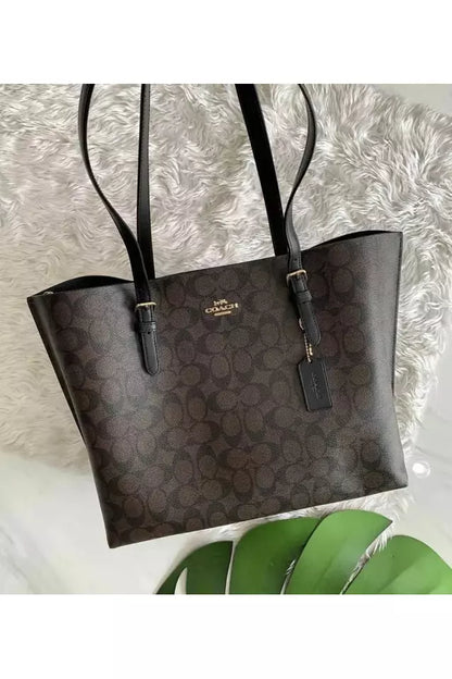 Buy Coach Mollie Tote Large - Signature Brown Canvas in Pakistan