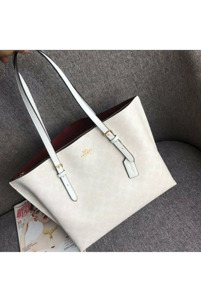 Buy Coach Mollie Tote Large Bag - Signature White Canvas in Pakistan