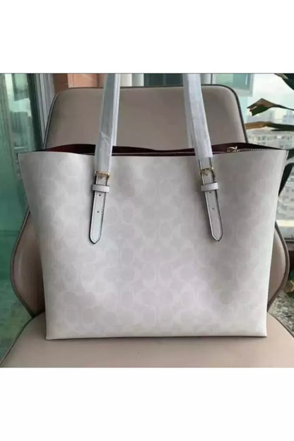 Buy Coach Mollie Tote Large Bag - Signature White Canvas in Pakistan