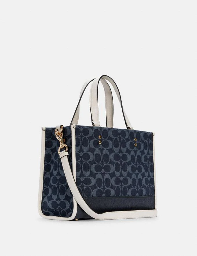 Buy Coach Dempsey Carryall In Signature Jacquard With Stripe And Coach Patch Bag Large in Pakistan