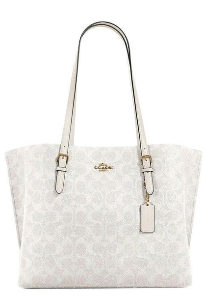 Buy Coach Mollie Tote Large Bag - Signature White Canvas in Pakistan