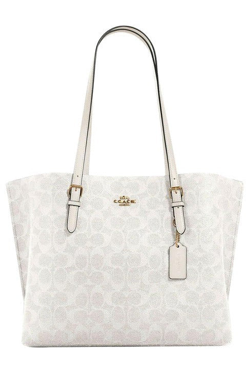 Buy Coach Mollie Tote Large Bag - Signature White Canvas in Pakistan
