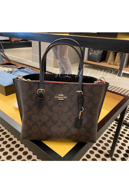 Buy Coach Mollie Tote Large - Signature Brown Canvas in Pakistan