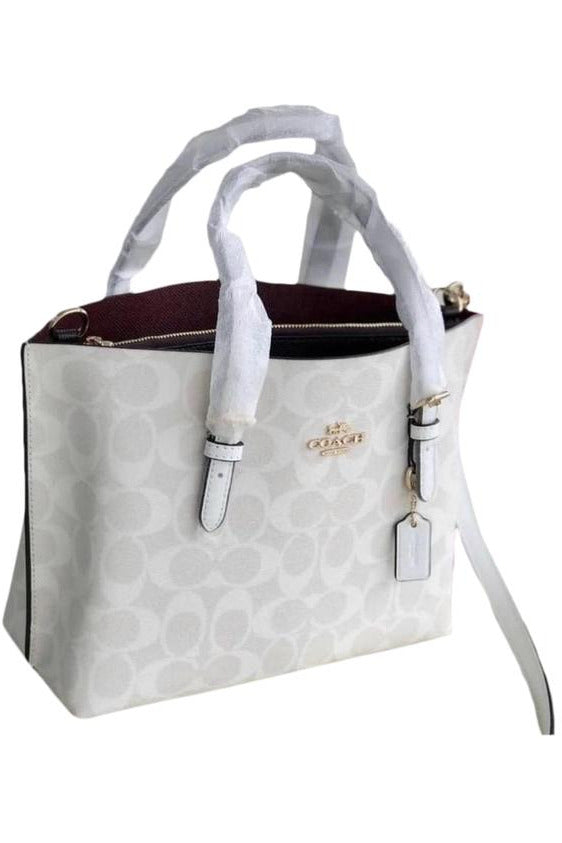 Buy Coach Mollie Tote Large Bag - Signature White Canvas in Pakistan