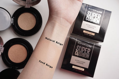 Buy Maybelline New York Super Ultra Cover Cushion - Natural Beige SPF 50+ in Pakistan