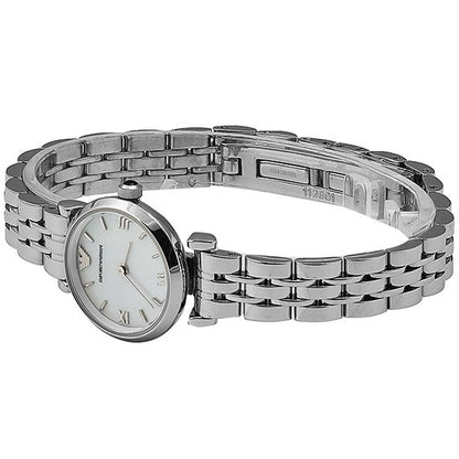 Buy Emporio Armani Women's Analog Stainless Steel Mother of pearl Gold Dial 21mm Watch AR1688 in Pakistan