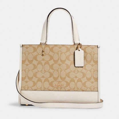 Buy Coach Dempsey Carryall In Signature Jacquard With Stripe And Coach Patch Bag Large in Pakistan