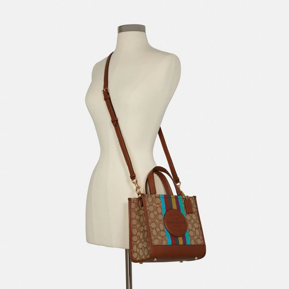Buy Coach Dempsey Carryall In Signature Jacquard With Stripe And Coach Patch Bag Small in Pakistan