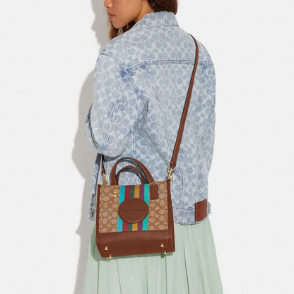 Buy Coach Dempsey Carryall In Signature Jacquard With Stripe And Coach Patch Bag Small in Pakistan