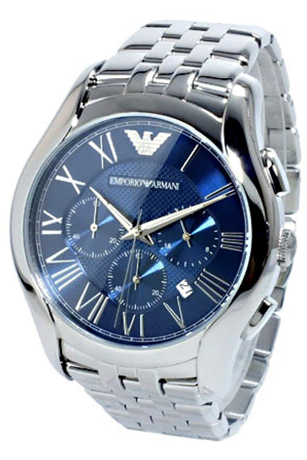 Buy Emporio Armani Men’s Stainless Steel Blue Dial 44mm Watch 1787 in Pakistan