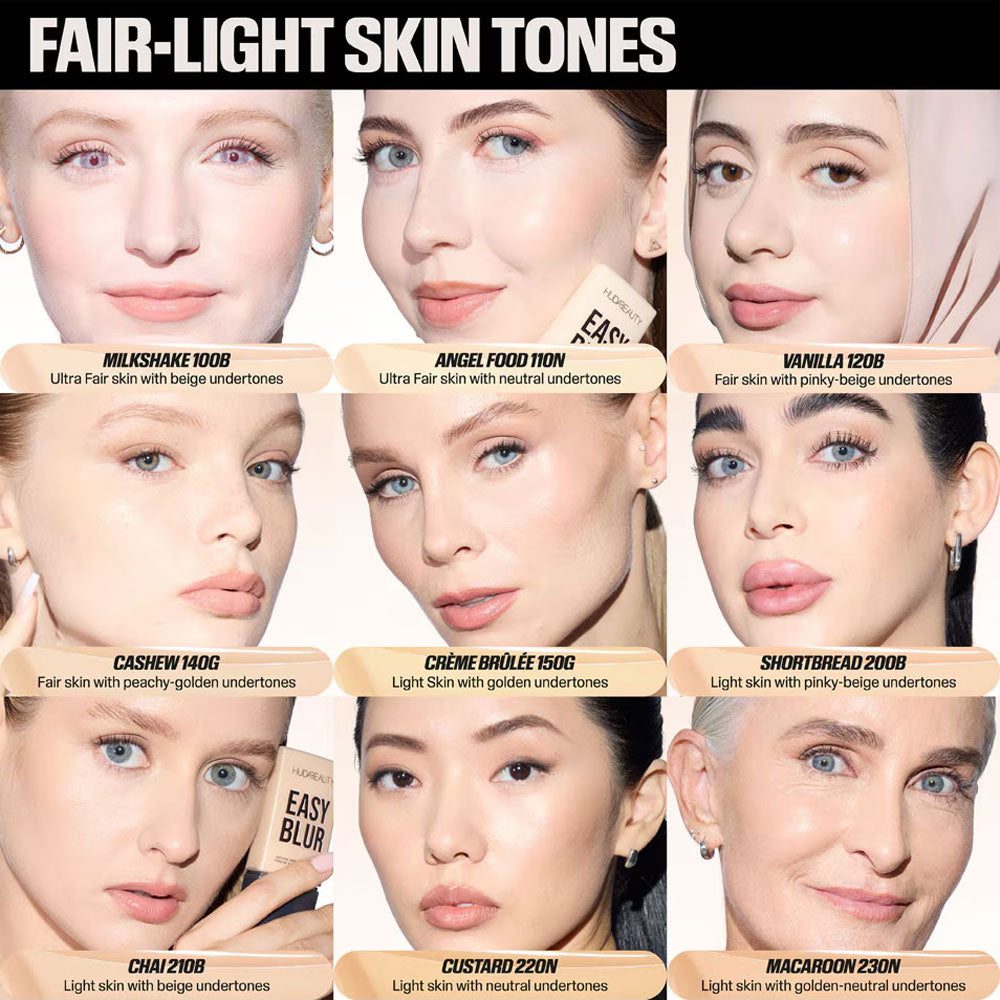 Huda Beauty - Easy Blur Natural Airbrush Foundation - Creme Brulee 150G 30ML