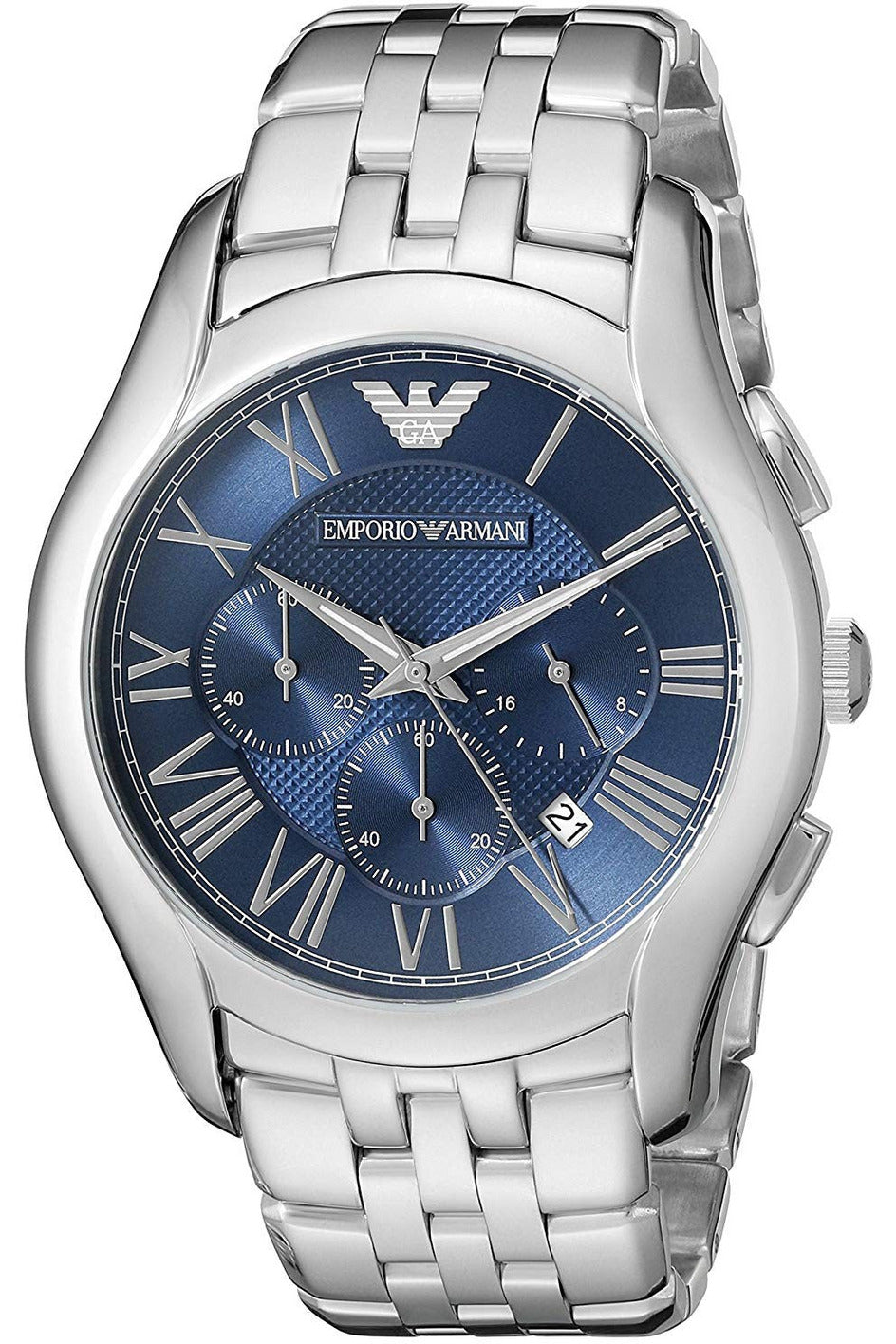 Buy Emporio Armani Men’s Stainless Steel Blue Dial 44mm Watch 1787 in Pakistan