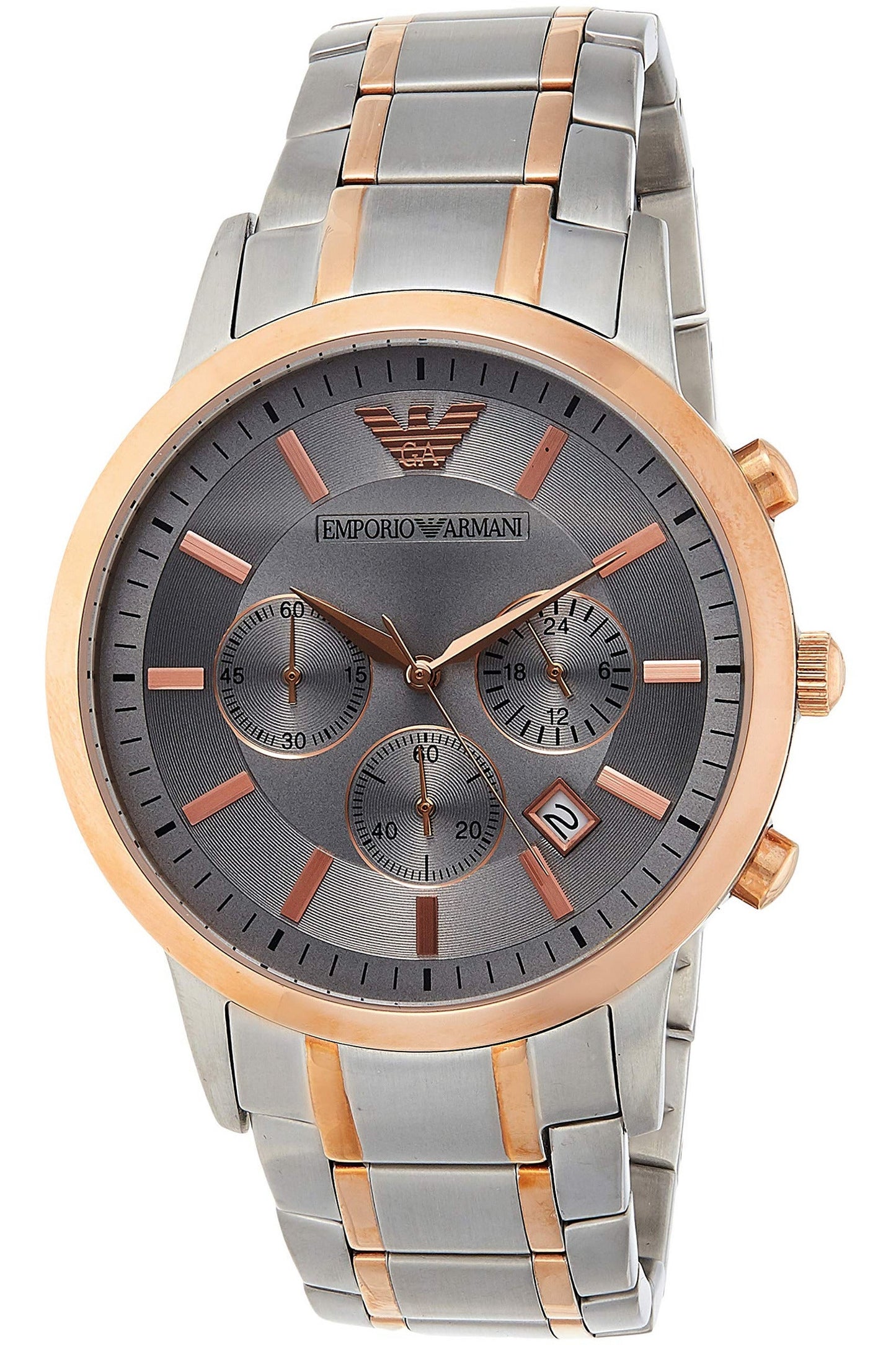 Buy Emporio Armani Men's Quartz Stainless Steel Black Dial 43mm Watch AR11077 in Pakistan