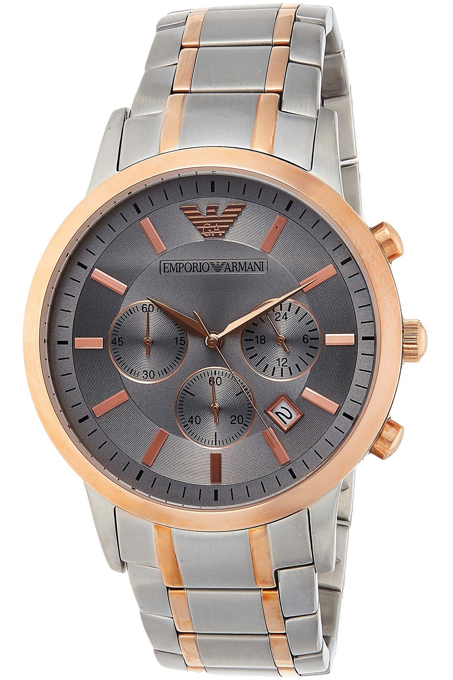 Buy Emporio Armani Men's Quartz Stainless Steel Black Dial 43mm Watch AR11077 in Pakistan