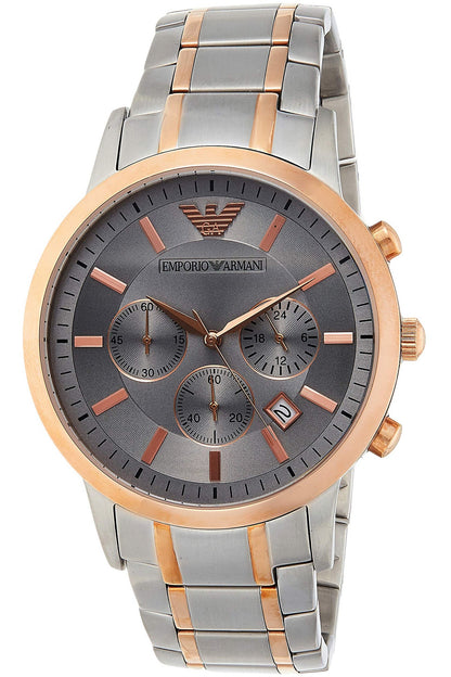 Buy Emporio Armani Men's Quartz Stainless Steel Black Dial 43mm Watch AR11077 in Pakistan