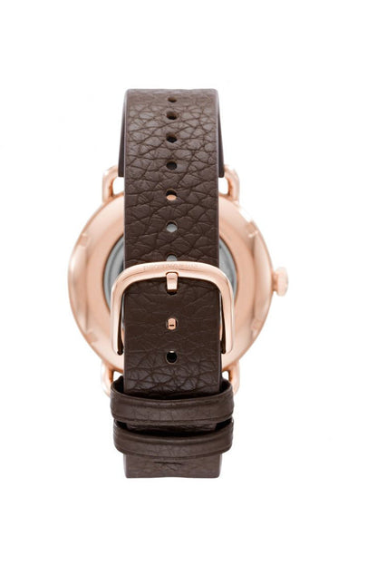Buy Emporio Armani Men’s Automatic Leather Strap White Dial 43mm Watch 60027 in Pakistan