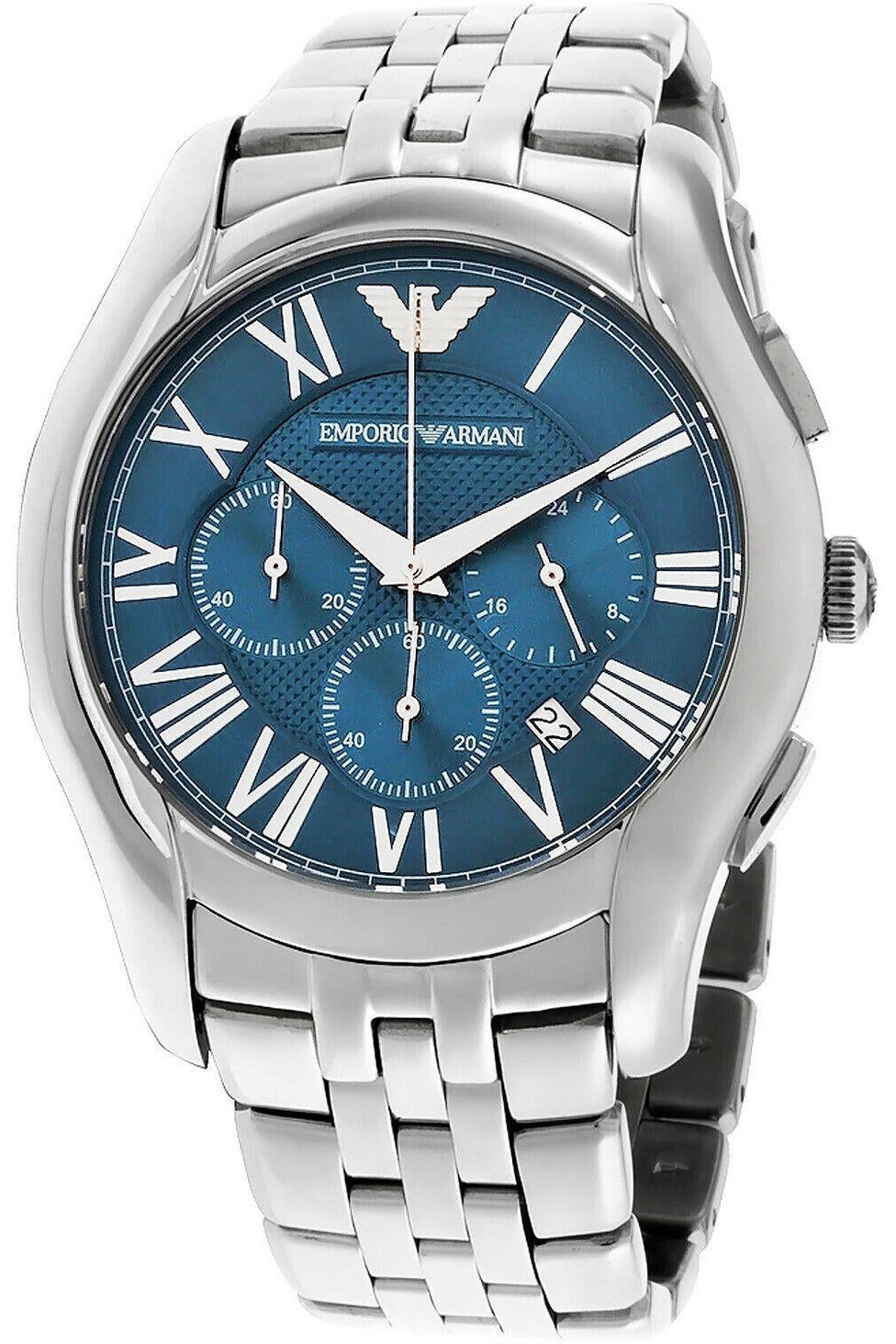 Buy Emporio Armani Men’s Stainless Steel Blue Dial 44mm Watch 1787 in Pakistan