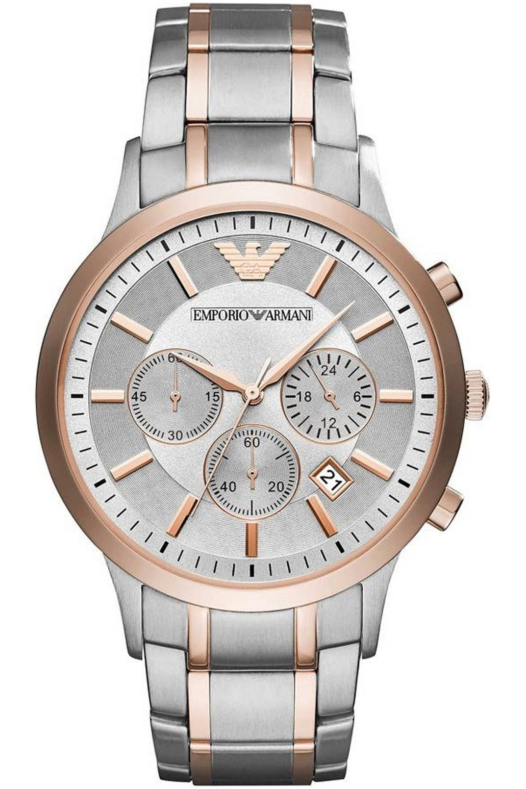 Buy Emporio Armani Men's Quartz Stainless Steel Black Dial 43mm Watch AR11077 in Pakistan