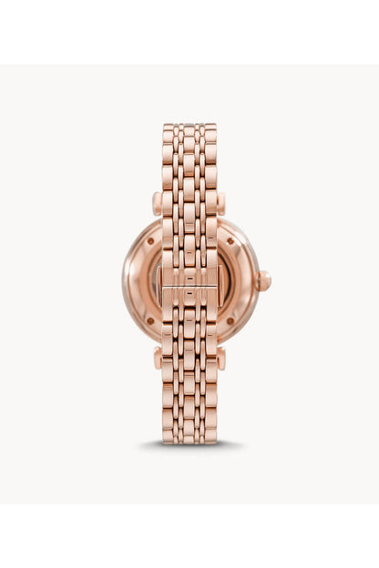 Buy Emporio Armani Women's Automatic Stainless Steel Silver Open Heart Dial 34mm Watch AR60023 in Pakistan