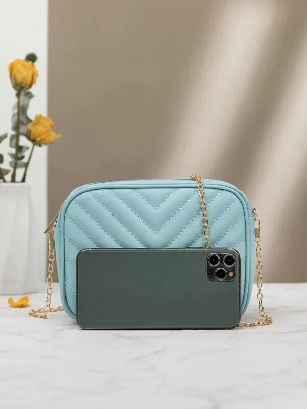 Buy Chevron Charm Crossbody Bag in Pakistan