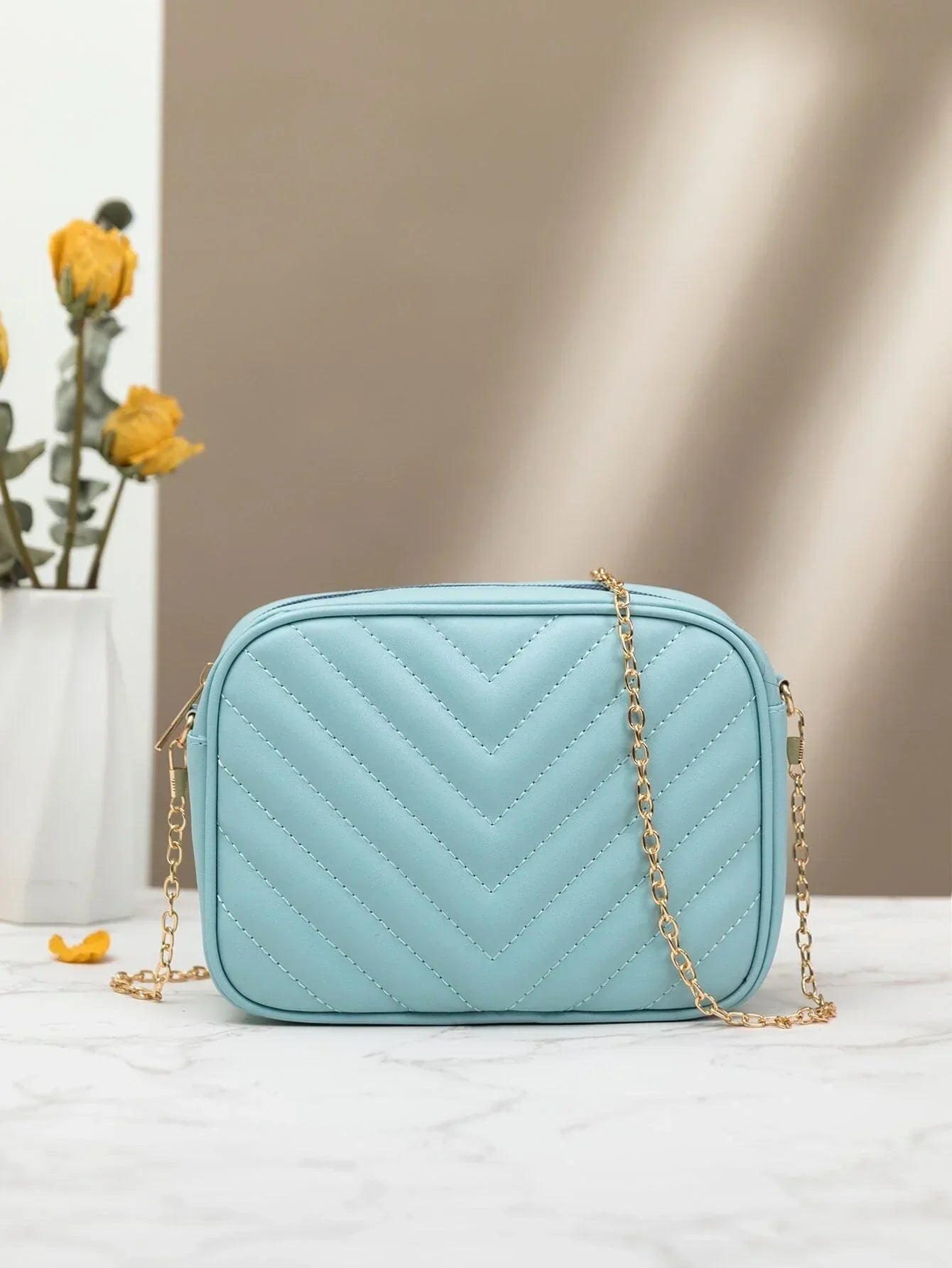 Buy Chevron Charm Crossbody Bag in Pakistan