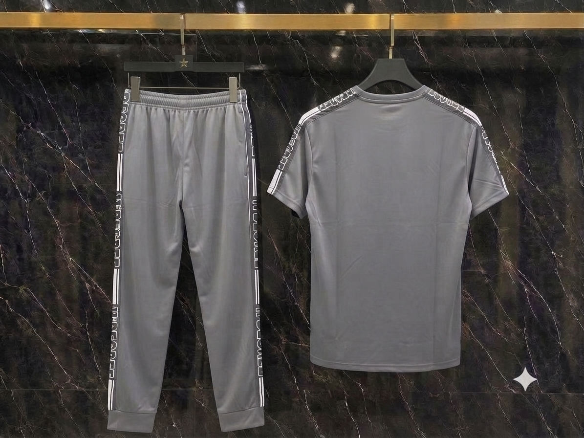 Men's Graphite Grey Performance Track Suit Set