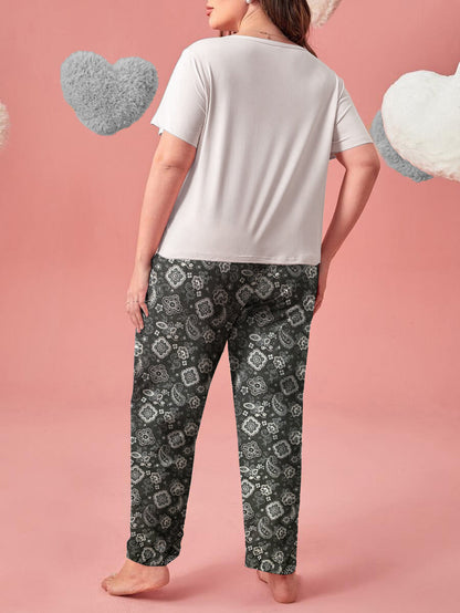 Buy Florea - Printed Cotton PJ Set - N-1 in Pakistan