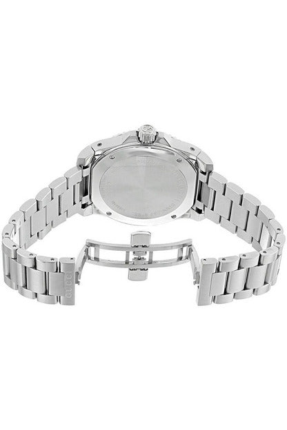 Buy Gucci Men's Swiss Made Quartz Stainless Steel Black Dial 45mm Watch YA136208 in Pakistan