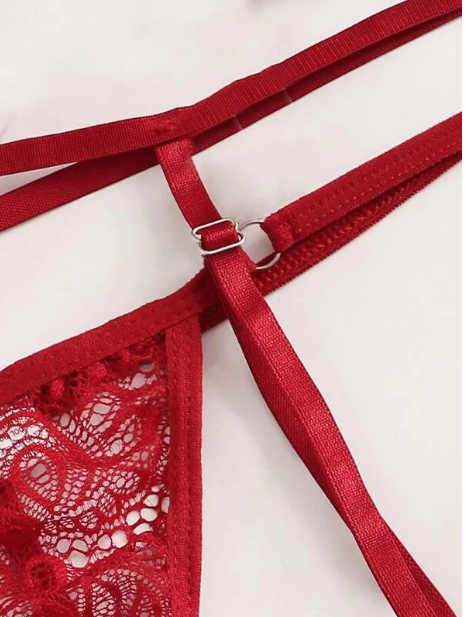 Buy Florea Lace Garter Set 16121 - Free Size in Pakistan