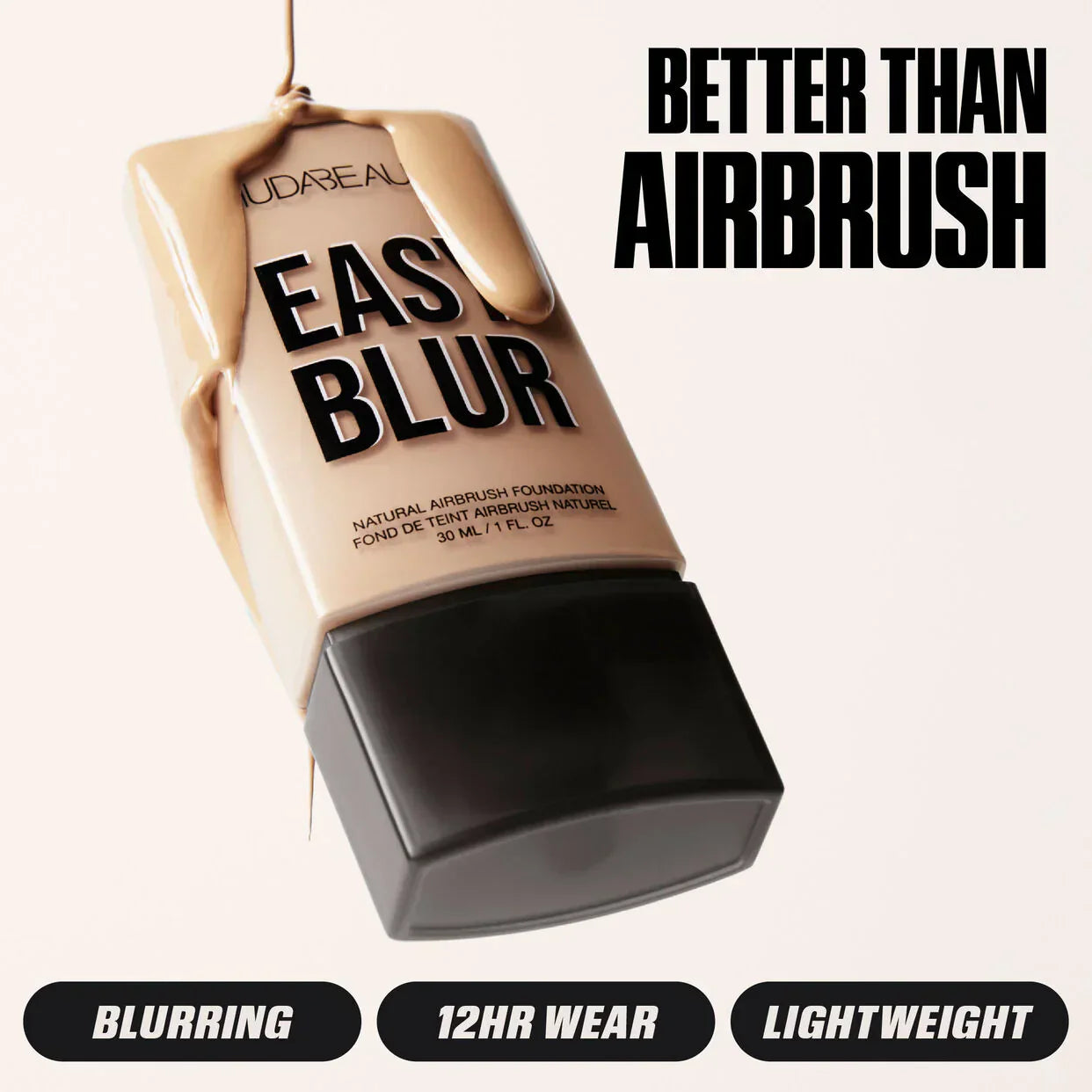 Huda Beauty - Easy Blur Natural Airbrush Foundation - Amaretti 310 30ML
