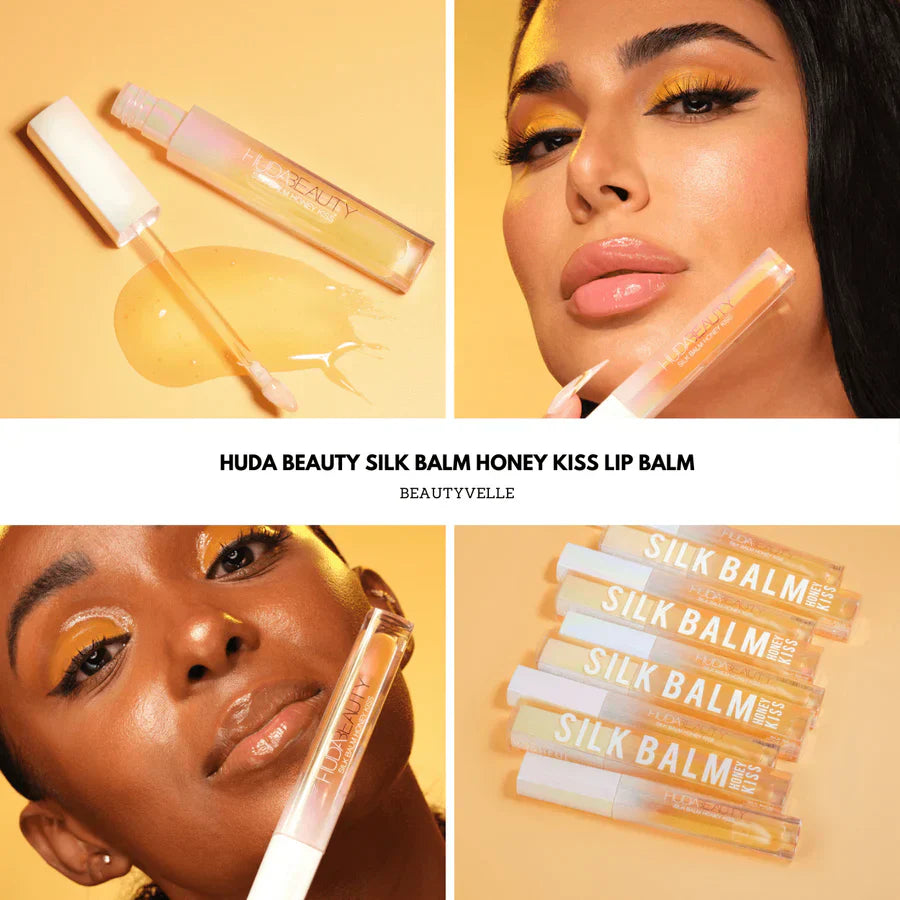 Huda Beauty Silk Balm Honey Kiss Plumping Lip Balm - 3ml
