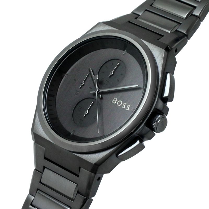 Buy Hugo Boss Men's Chronograph Grey Stainless Steel Quartz Watch 1513996 in Pakistan