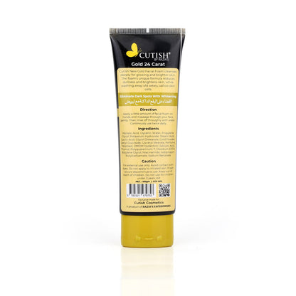 Buy Cutish Gold 24 Carat Facial Foam in Pakistan