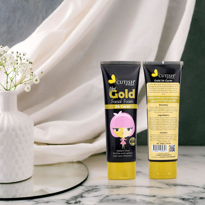 Buy Cutish Gold 24 Carat Facial Foam in Pakistan