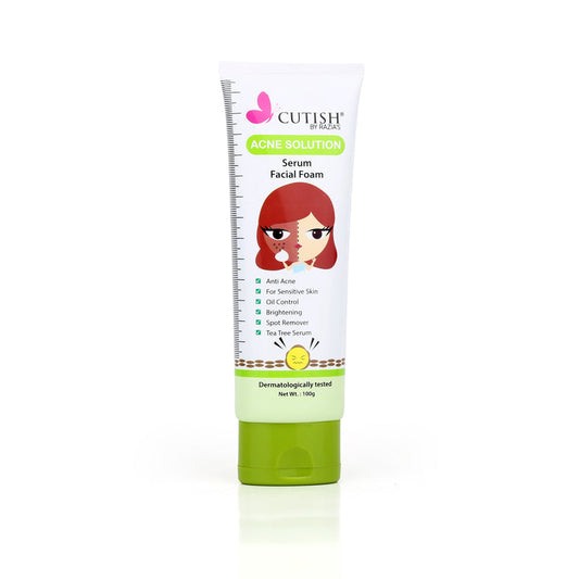 Buy Cutish Acne Solution Serum Facial Foam in Pakistan