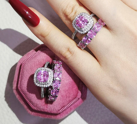 Buy Orb & Gravel Festive CZ Luxury Ringset - Size 8 US in Pakistan
