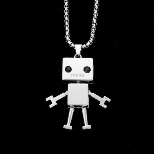Buy Orb & Gravel Trendy Robot Chain Silver in Pakistan