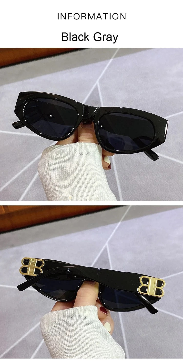 Buy Orb & Gravel Cat Eye Double B Sunglasses in Pakistan