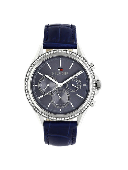 Buy Tommy Hilfiger Ari Blue Dial Blue Leather Strap Watch for Women - 1781979 in Pakistan