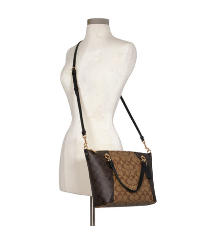 Buy Coach Kacey Satchel in Signature Canvas Bag Small in Pakistan