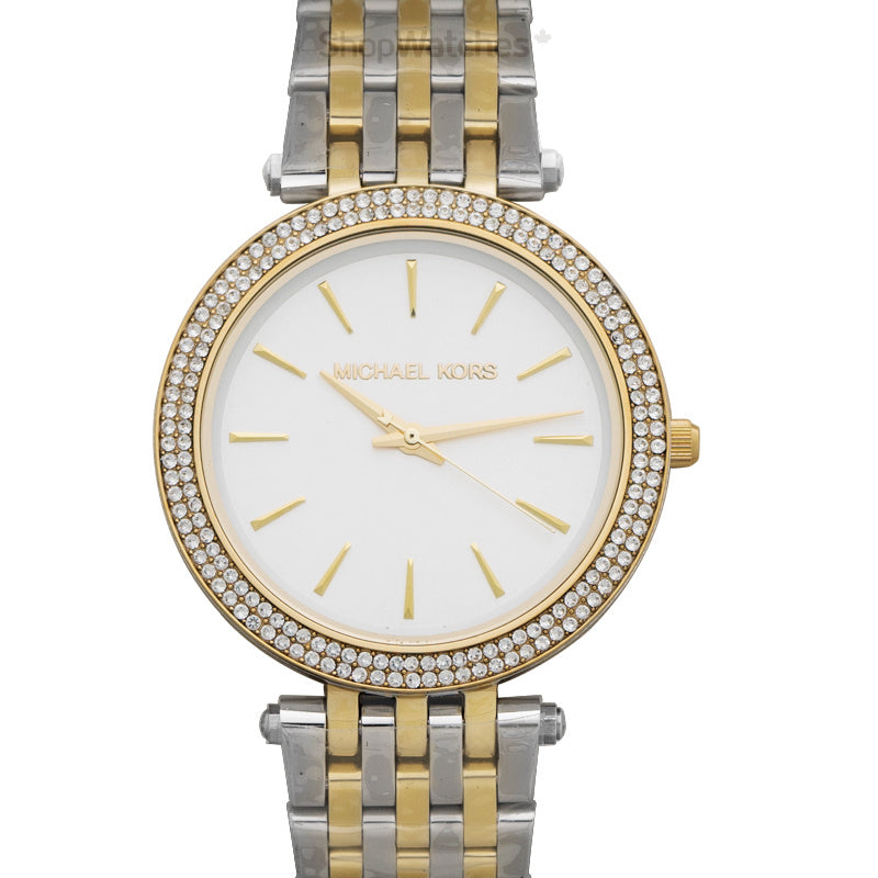 Buy Michael Kors Women’s Quartz Stainless Steel Gold Two-Tone Bracelet 39mm Watch MK3215 in Pakistan