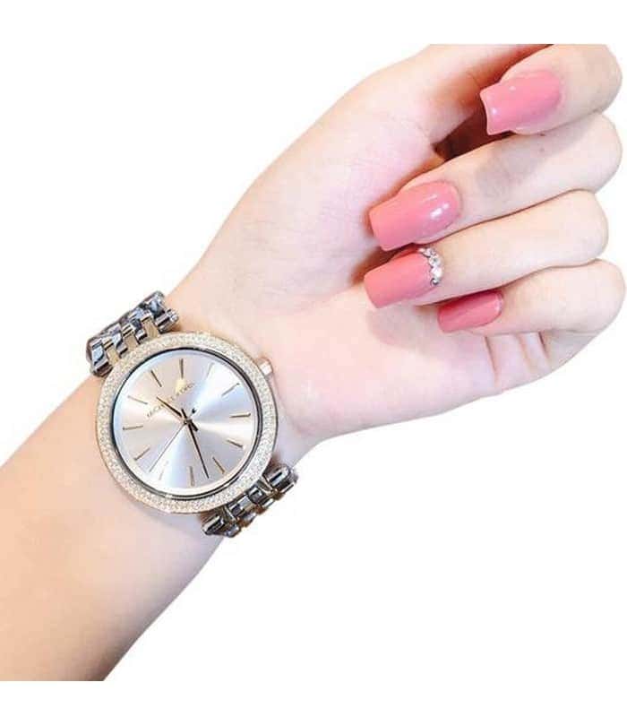 Buy Michael Kors Women’s Quartz Stainless Steel Gold Two-Tone Bracelet 39mm Watch MK3215 in Pakistan