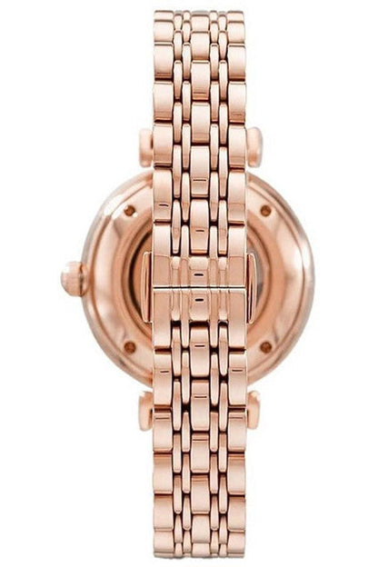 Buy Emporio Armani Women's Automatic Stainless Steel Silver Open Heart Dial 34mm Watch AR60023 in Pakistan