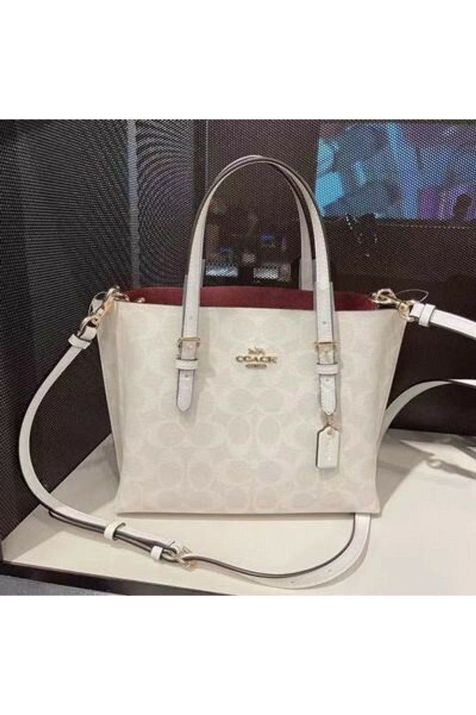 Buy Coach Mollie Tote Large Bag - Signature White Canvas in Pakistan